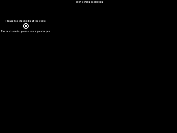 Touchscreen Calibration