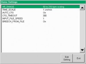 demo settings
